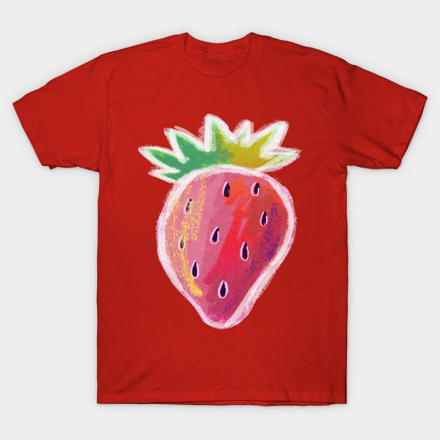 Pastel Strawberry T-Shirt by saradaboru